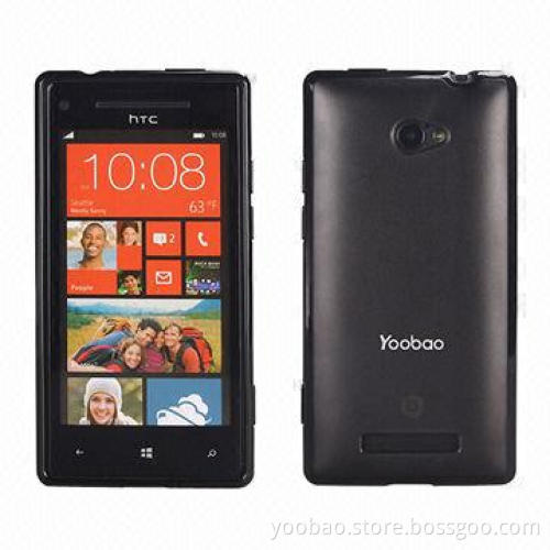 Protect Cases, Fit for HTC 8X, Made of PC/TPU Material, Packaged with Screen Protect
